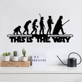 Wallity Evrim Escultura de Pared de Metal Negro